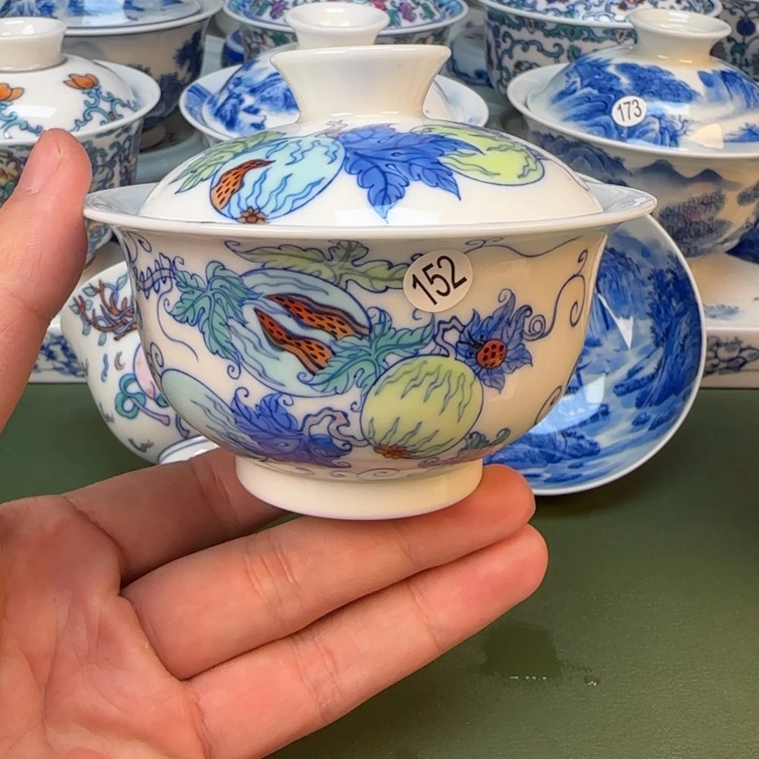 彦祖纯手工手绘茶具152