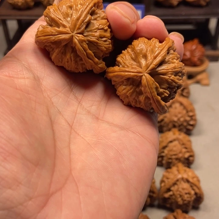 三***年文玩核桃把件38拼接