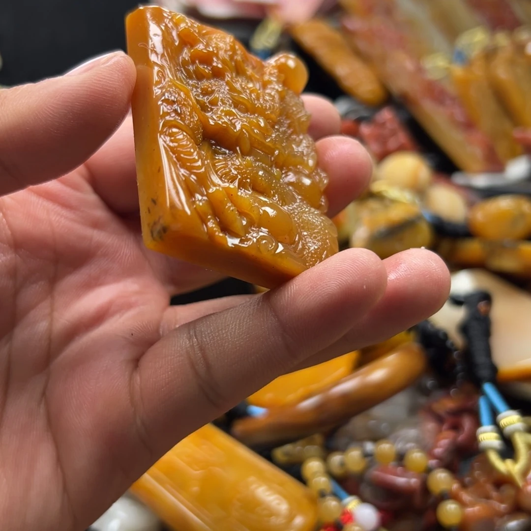 石英质玉（黄龙玉）未镶嵌多选一发货