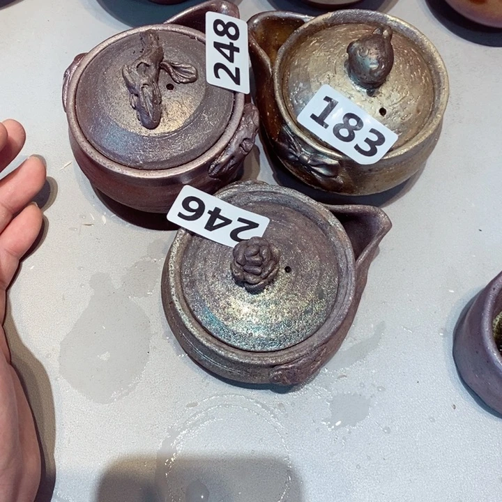 柴烧茶具套陶瓷杯子