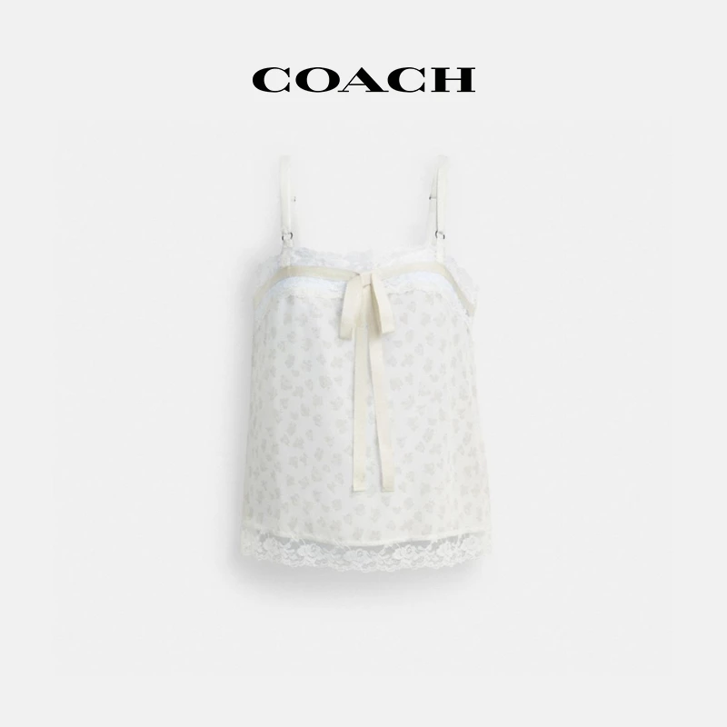 COACH/蔻驰 花卉桑蚕丝上衣