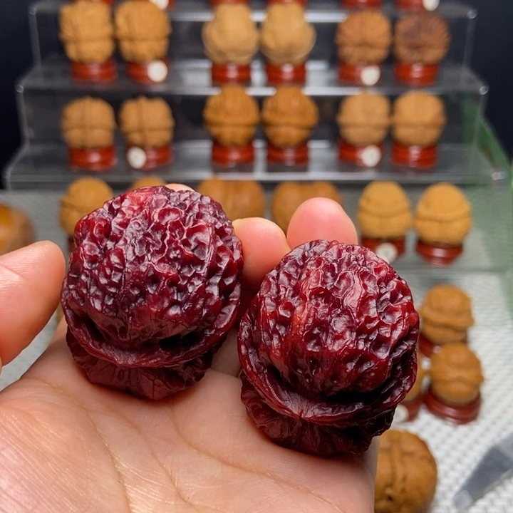 文玩核桃把件龙鳞战甲25