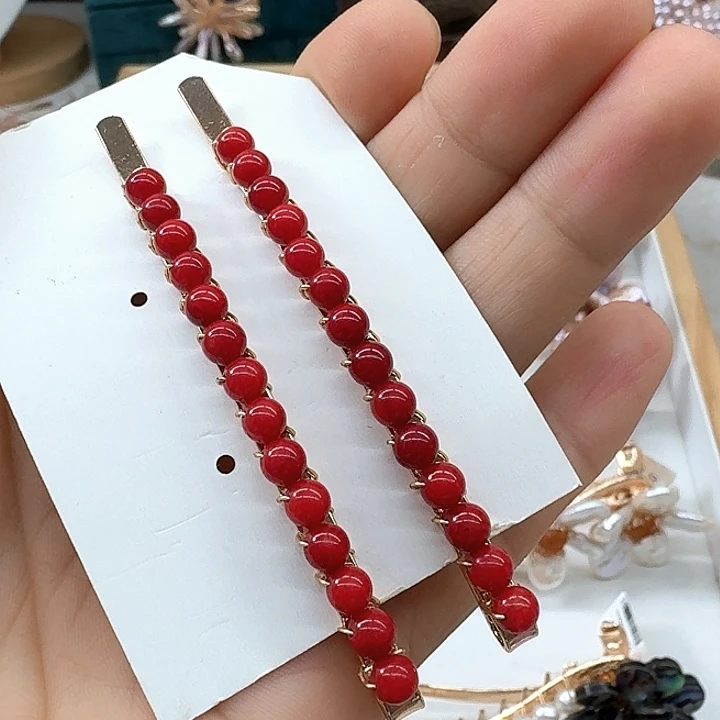 未镶嵌发饰淡水珍珠