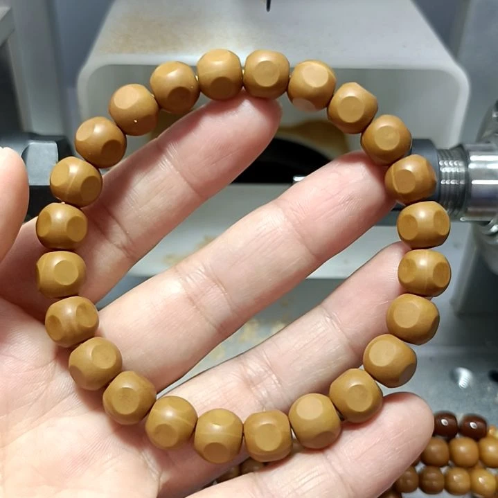 山***子猴头核桃吊坠原皮原色六方