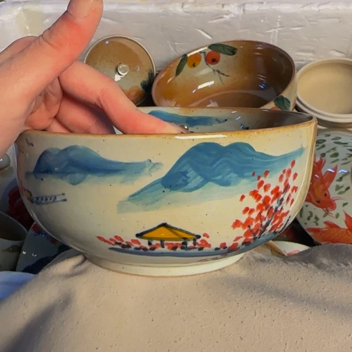 瓷片景德镇陶瓷手工手绘