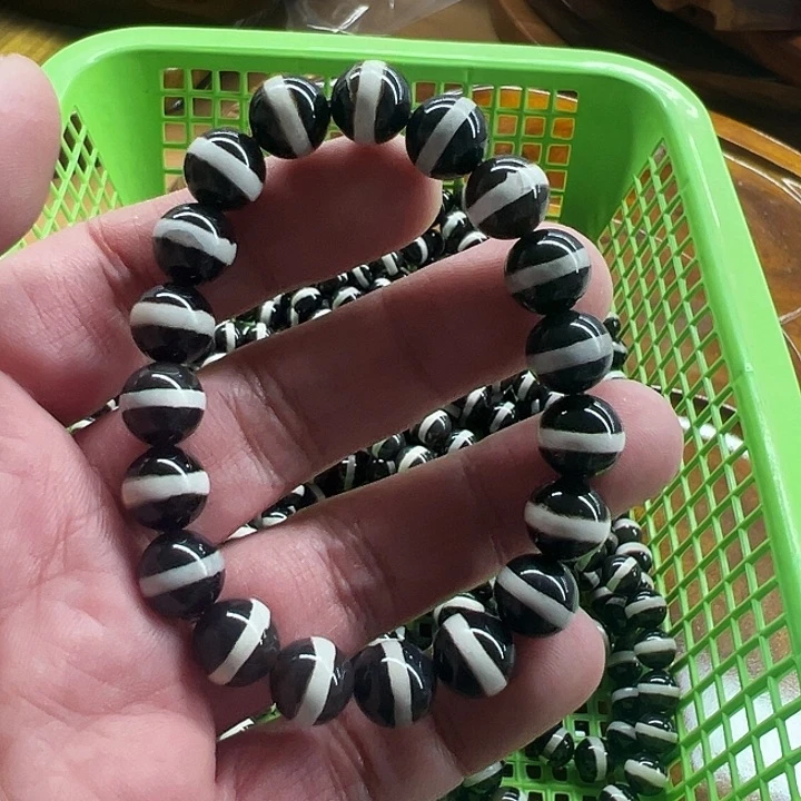 白玉菩提吊坠黑色6154