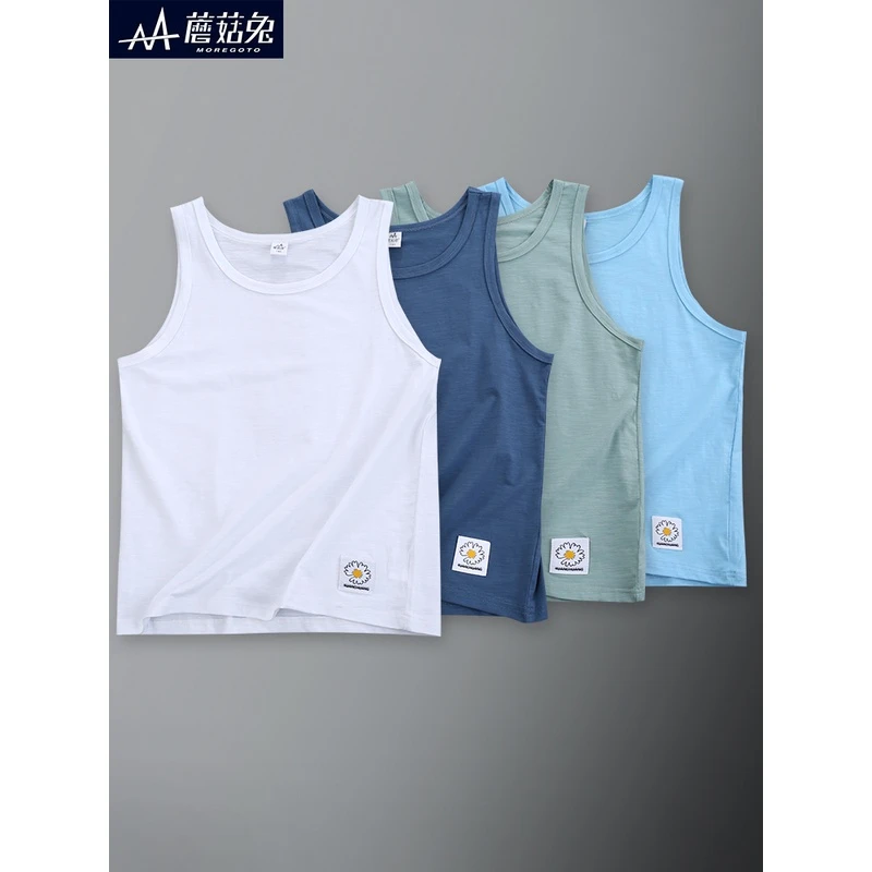 男童背心夏季爆款2023新款胖童加肥加大透气内穿打底中学生12背心