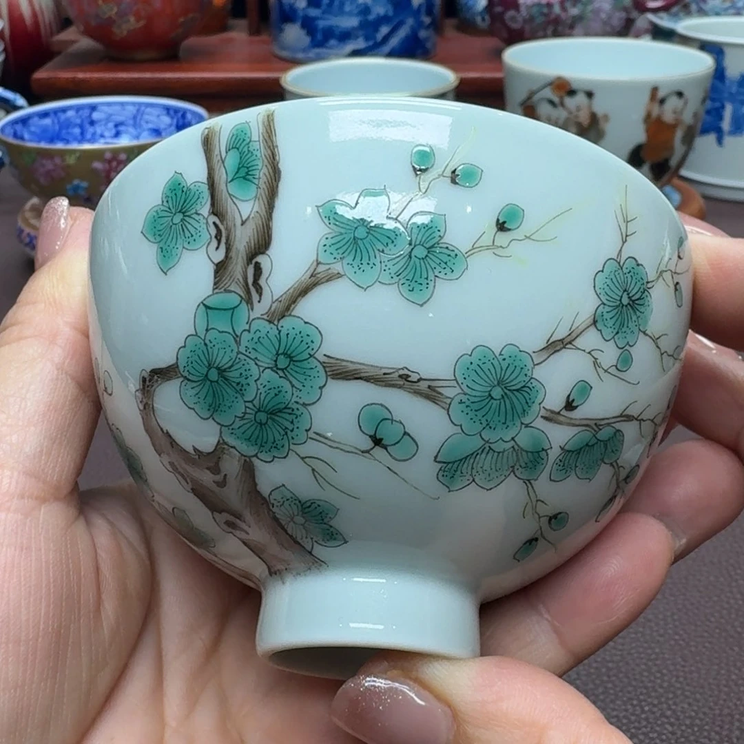 瓷片景德镇仿古手工制作精品展示