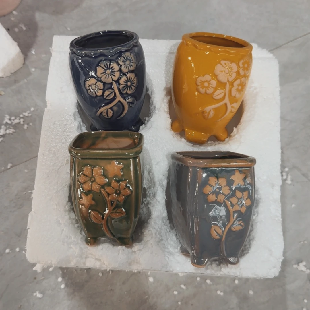 紫砂花盆粗陶盆醋