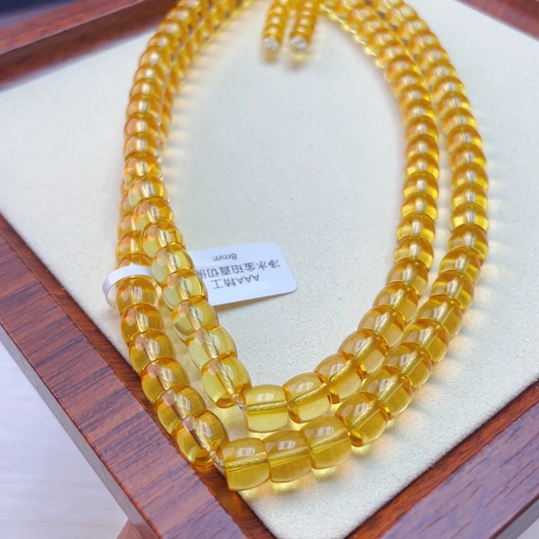 手链金珀未镶嵌金珀佛珠36.8克