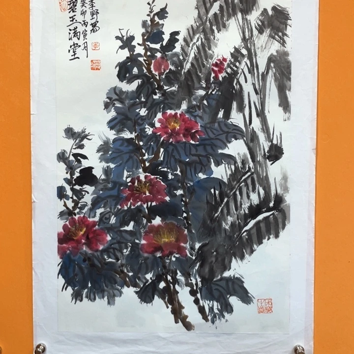 国画李野精品花鸟