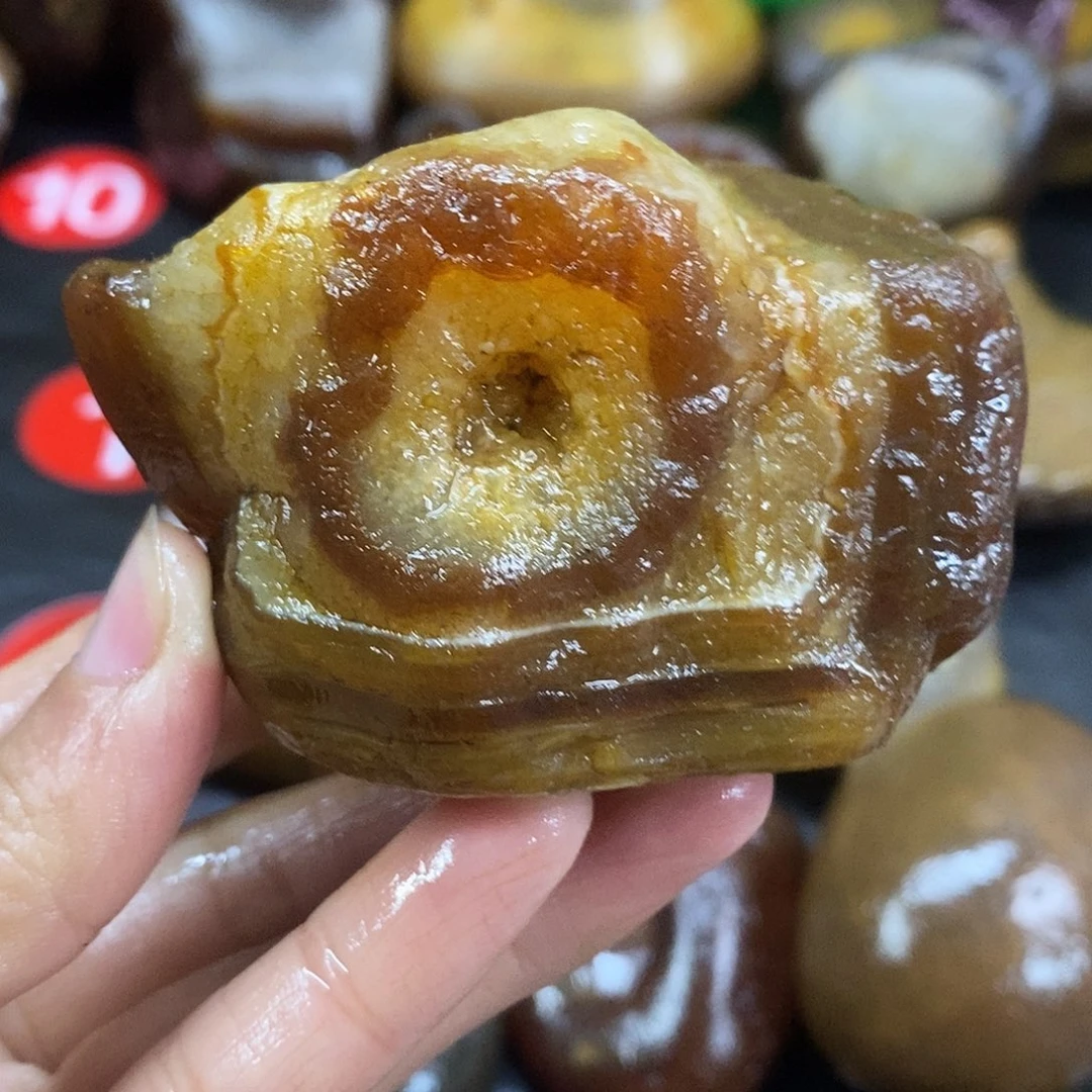 玛瑙/玉髓未镶嵌手把件