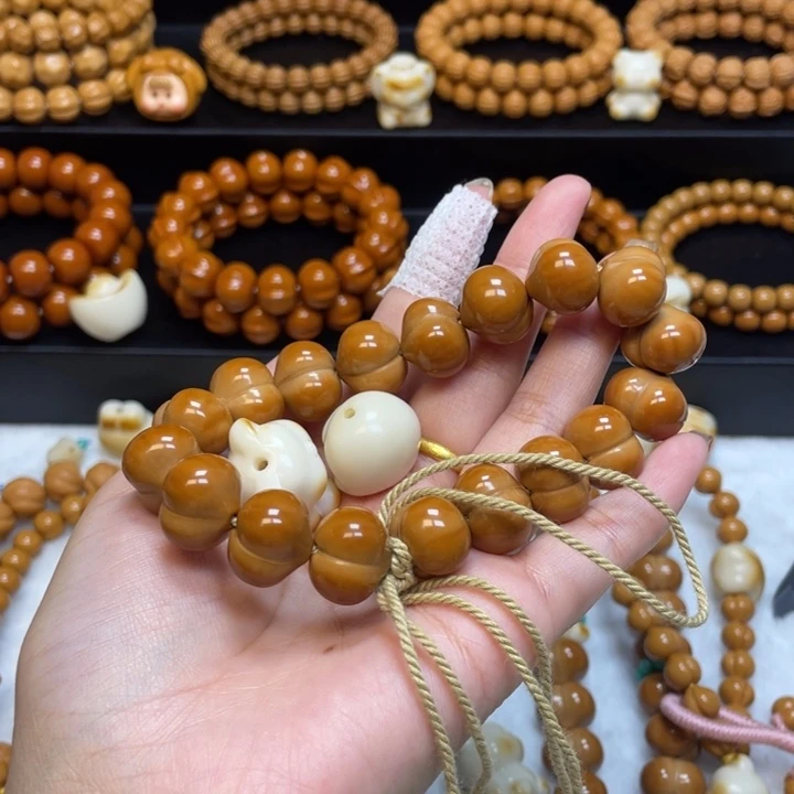 清***茶核桃手串/手链手工屁桃