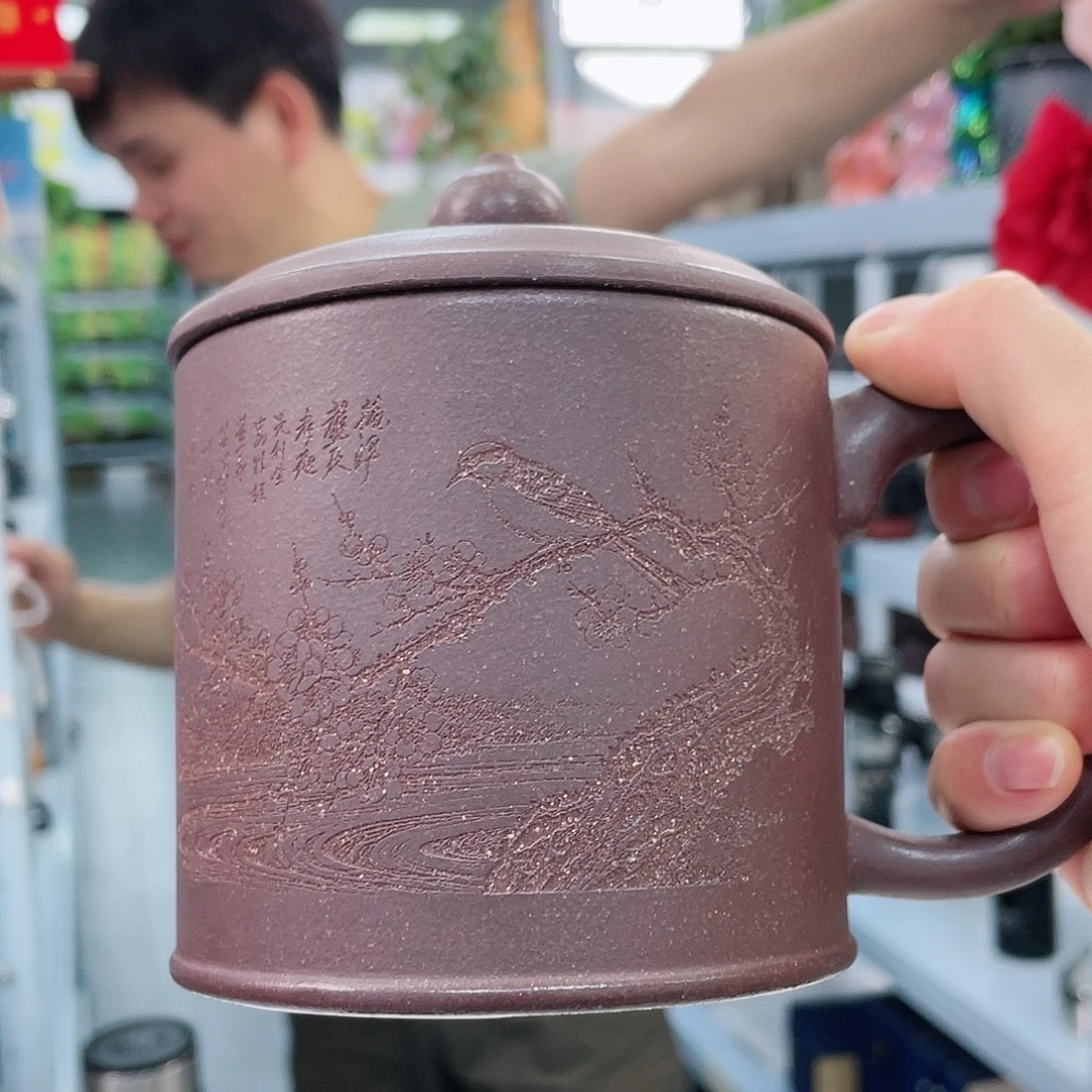 茶杯紫砂鸟语花香1111111111111