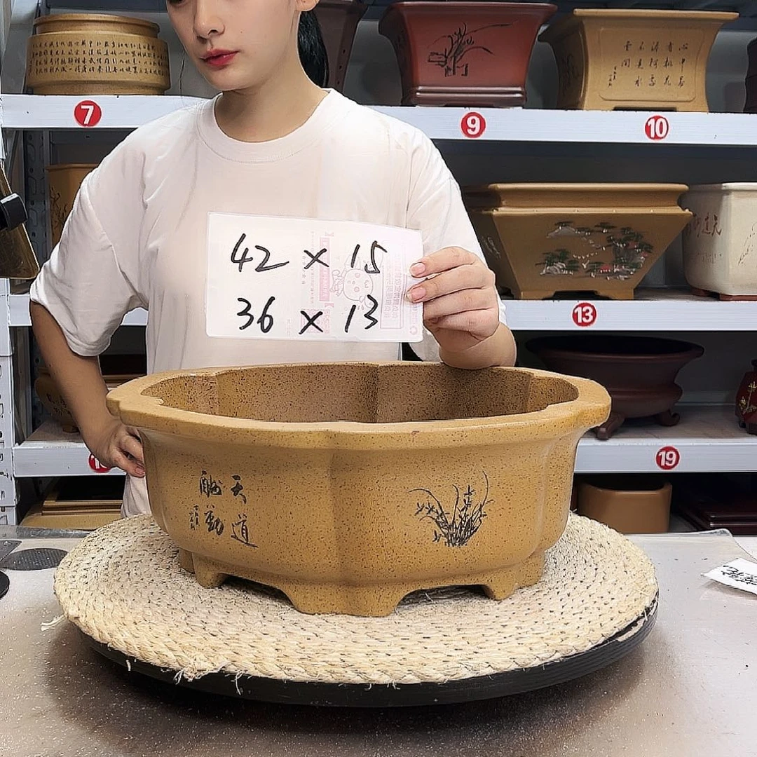 紫砂花盆紫砂花盆