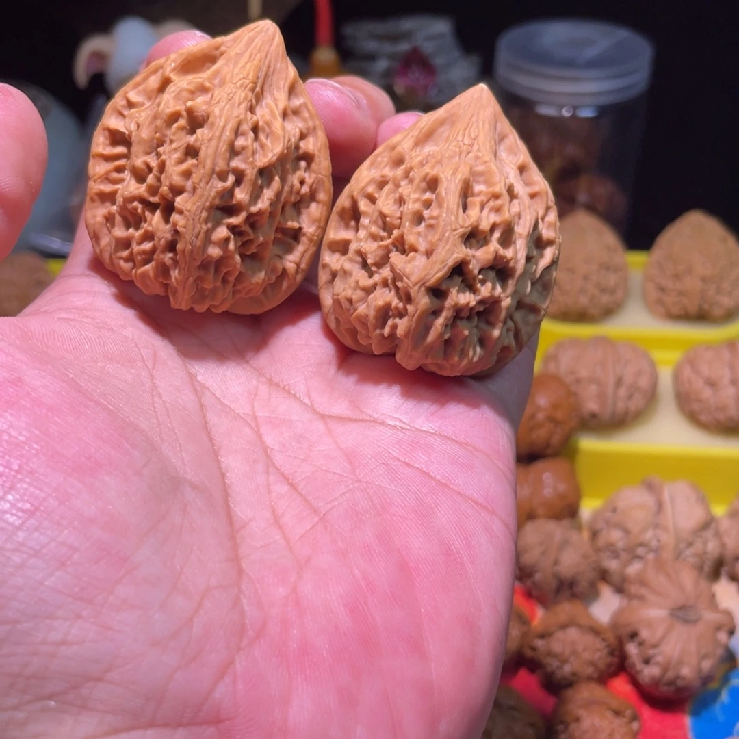 把件文玩核桃40➕全品野生老款鸡心