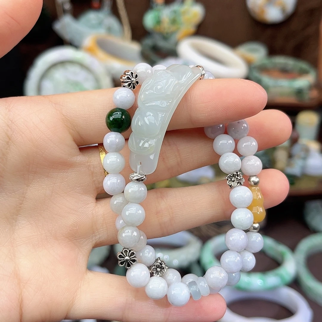 翡翠未镶嵌手链手链