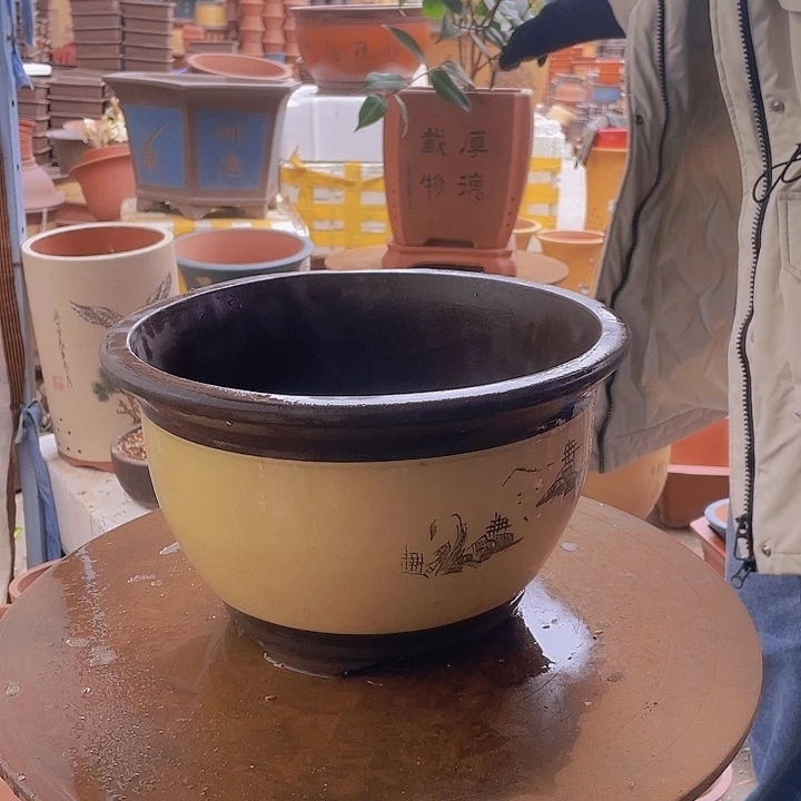 宜兴紫砂花盆003