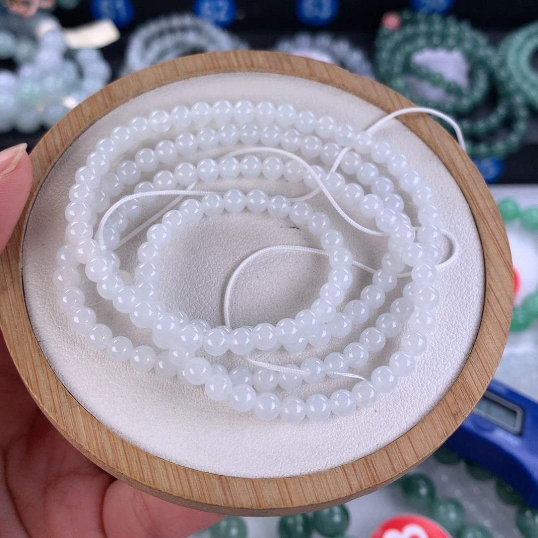 翡翠手链未镶嵌卡4.5