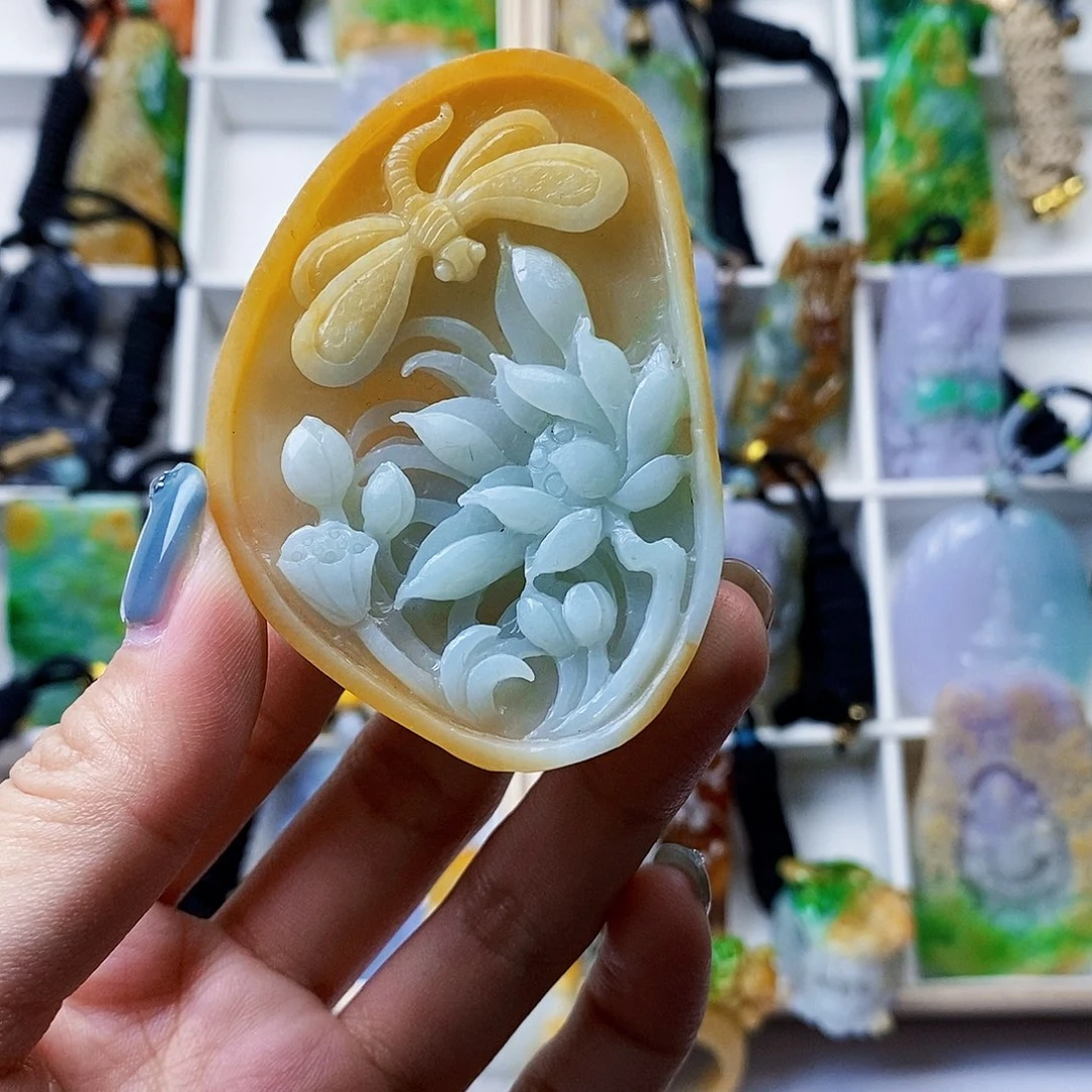 定制翡翠未镶嵌翡翠A货