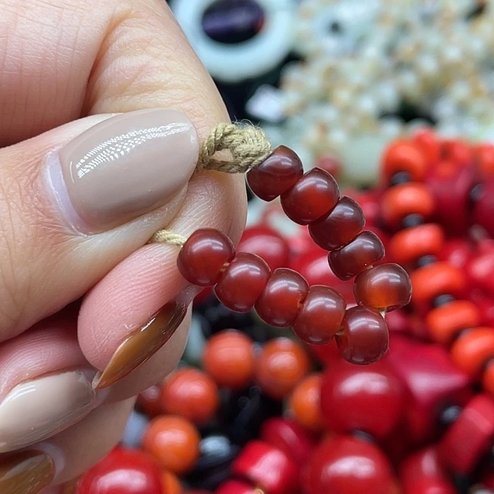 林***山玛瑙/玉髓未镶嵌颈饰