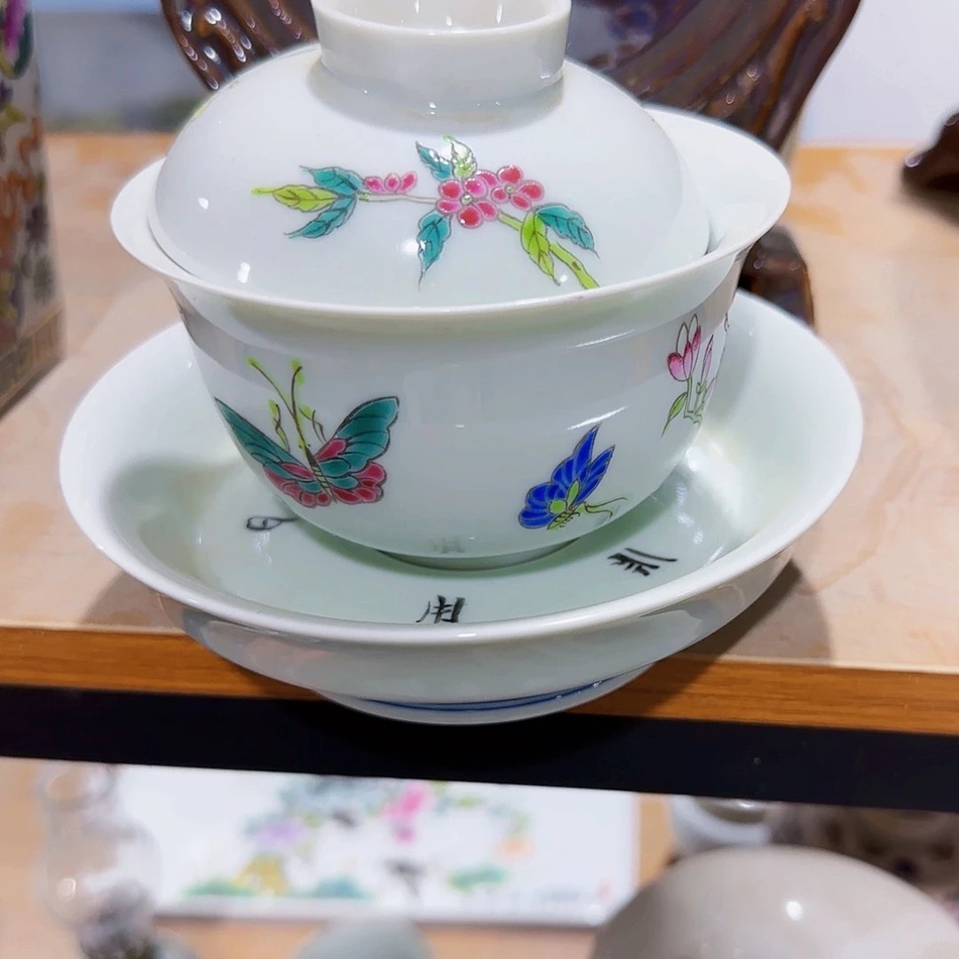 T***a瓷片手绘瓷器手绘瓷器