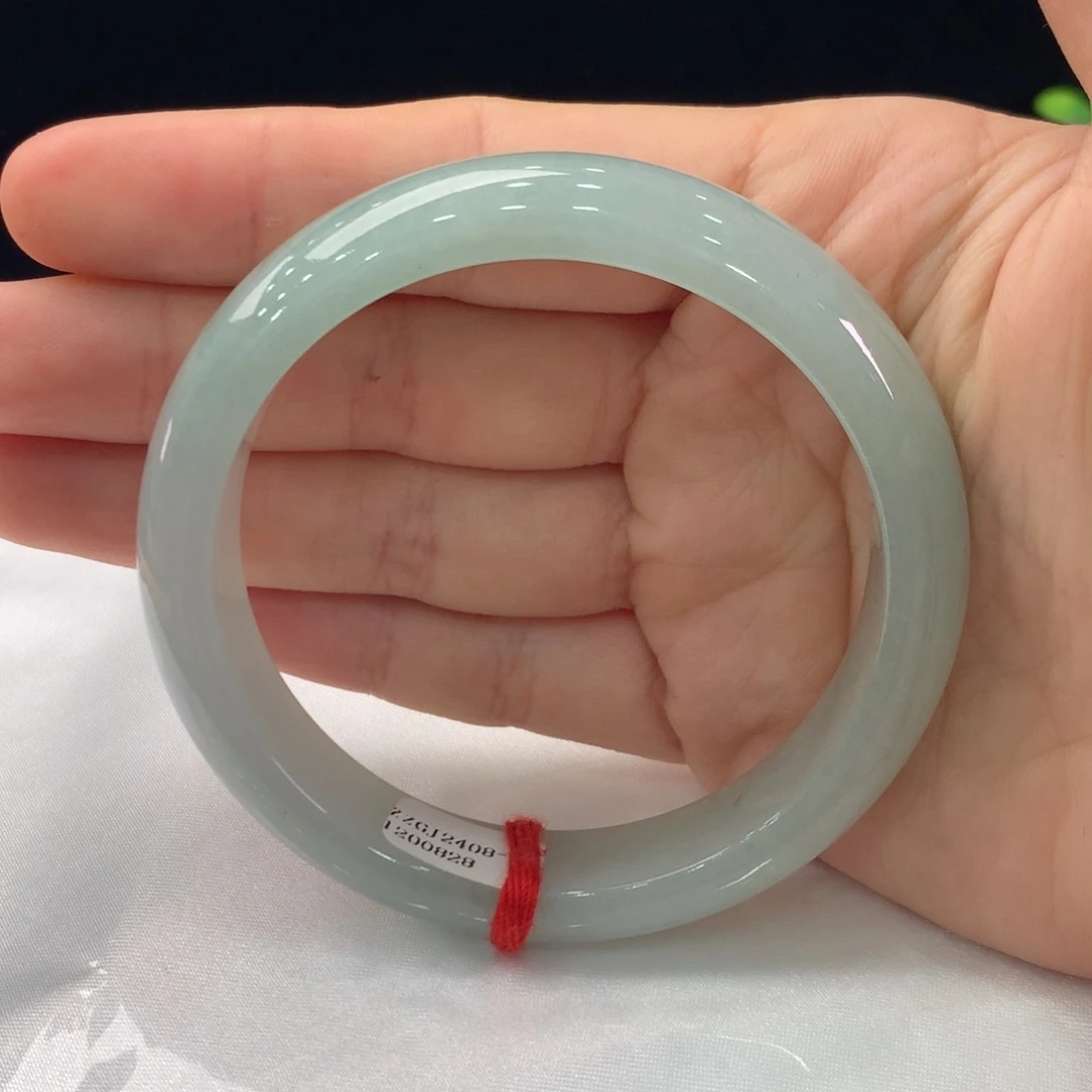 翡翠手镯未镶嵌缅甸A货翡翠 种水57 58