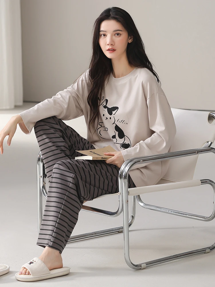 fdq女士秋冬季舒适家居服睡衣套装411906