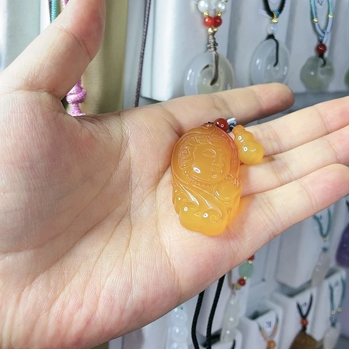 玛瑙/玉髓颈饰合金初*.
