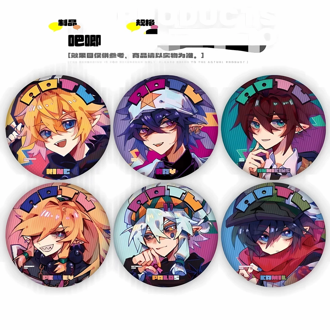 凹凸世界周边吧唧徽章金安迷修雷狮卡米尔帕洛斯佩利二次元挂件