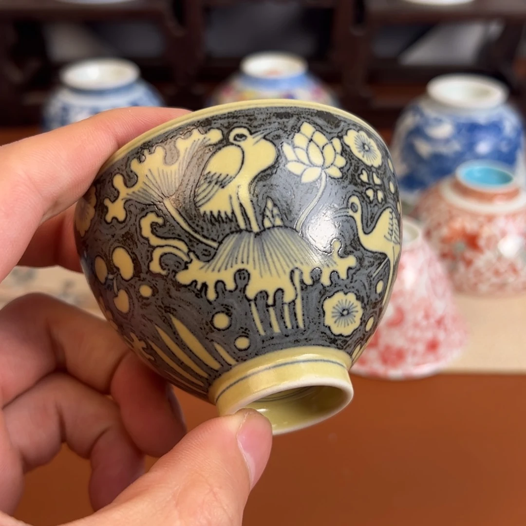 瓷片景德镇瓷器手工手绘