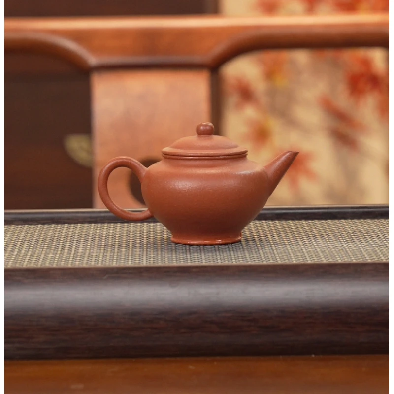 《红降坡水平》120cc 手工紫砂壶