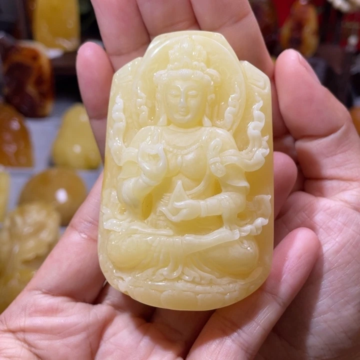 琥珀吊坠(不含链)未镶嵌