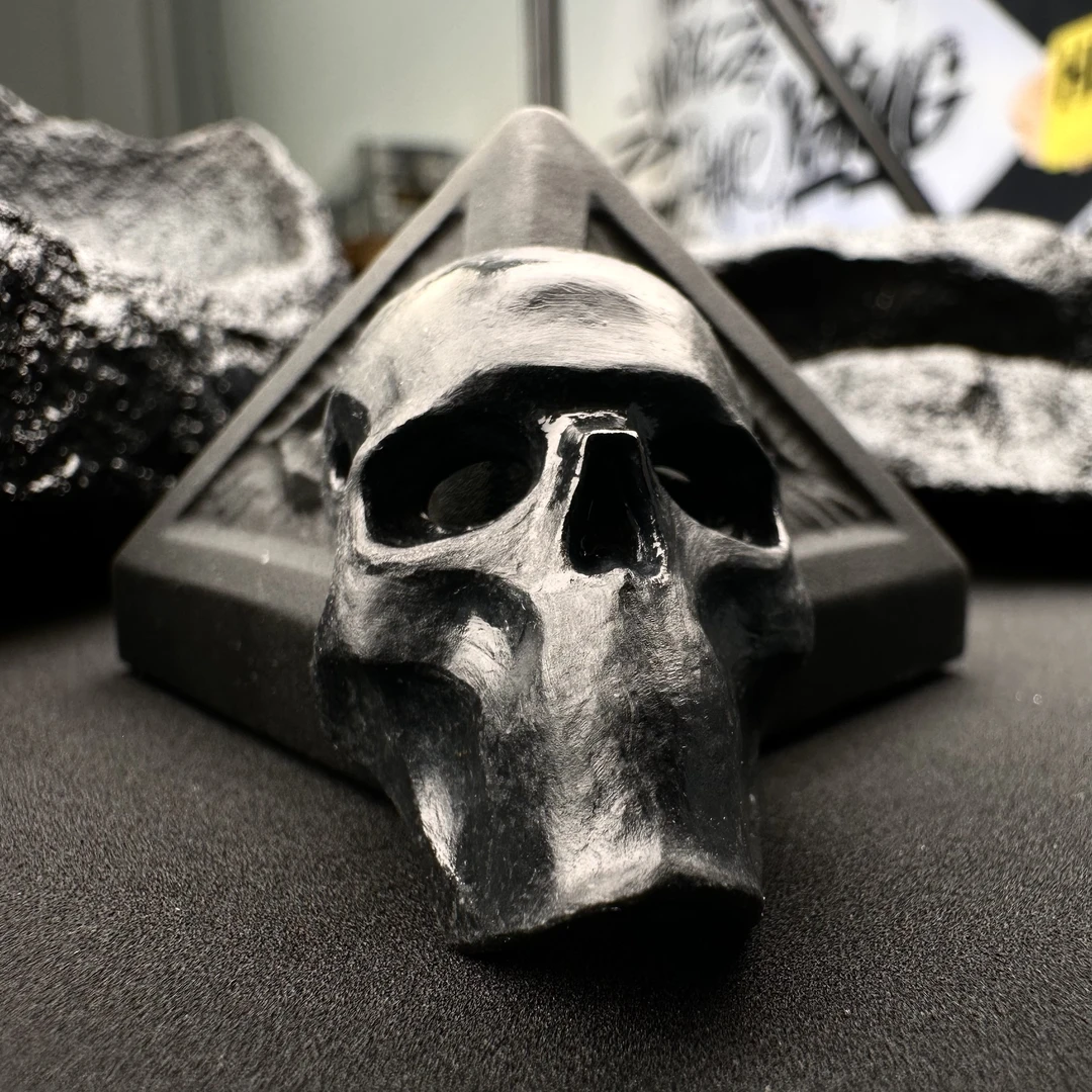 “无面者”Faceless 死亡之神吊坠 黑乌鸡 天然缅甸翡翠 贡山商店