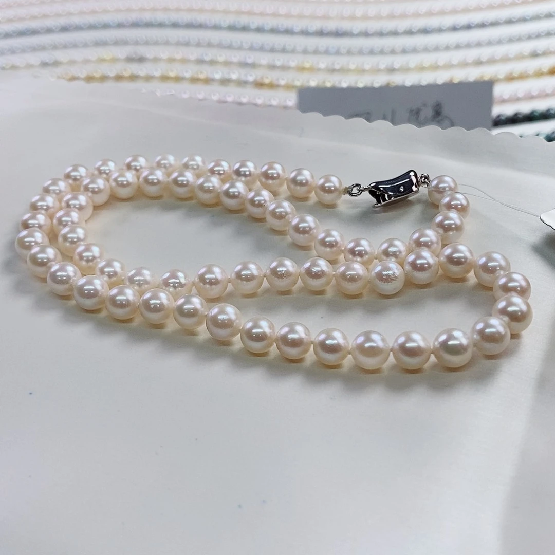 项链未镶嵌海水珍珠6.5-7