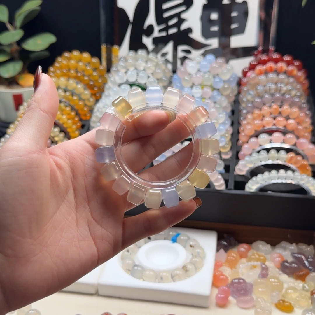 玛瑙/玉髓未镶嵌手链