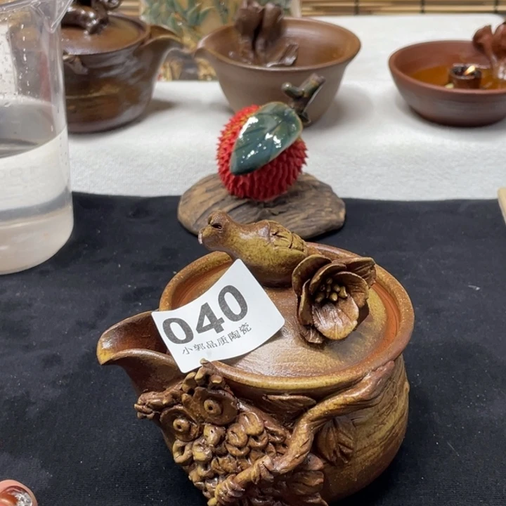 杯6****7柴烧手工螃蟹制品040