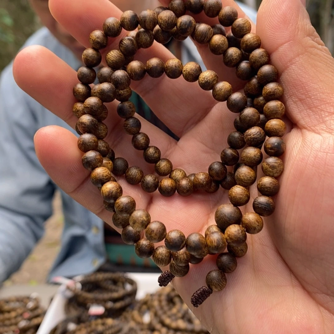 沉香手串圆珠06多圈多样性发一