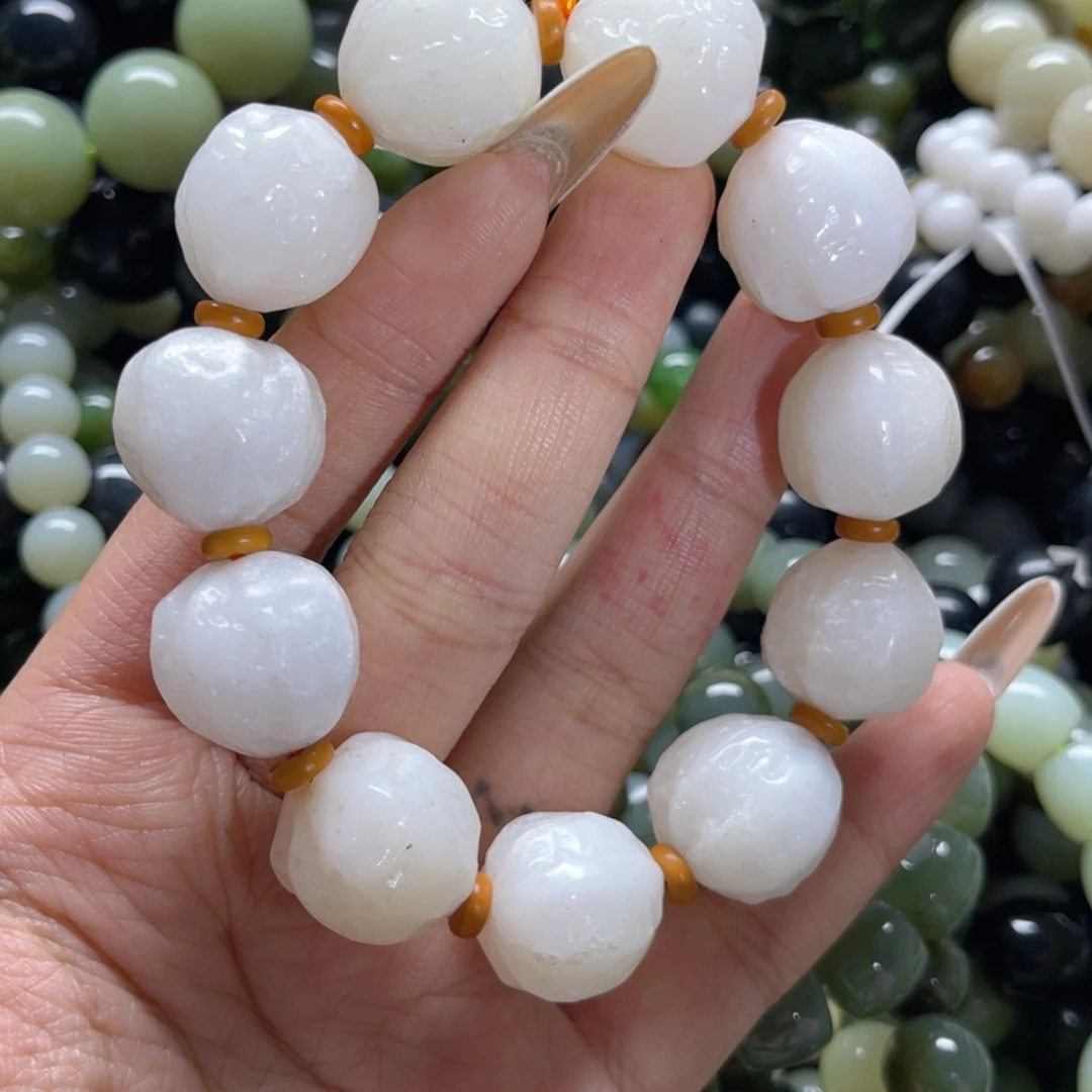 和田玉手链未镶嵌