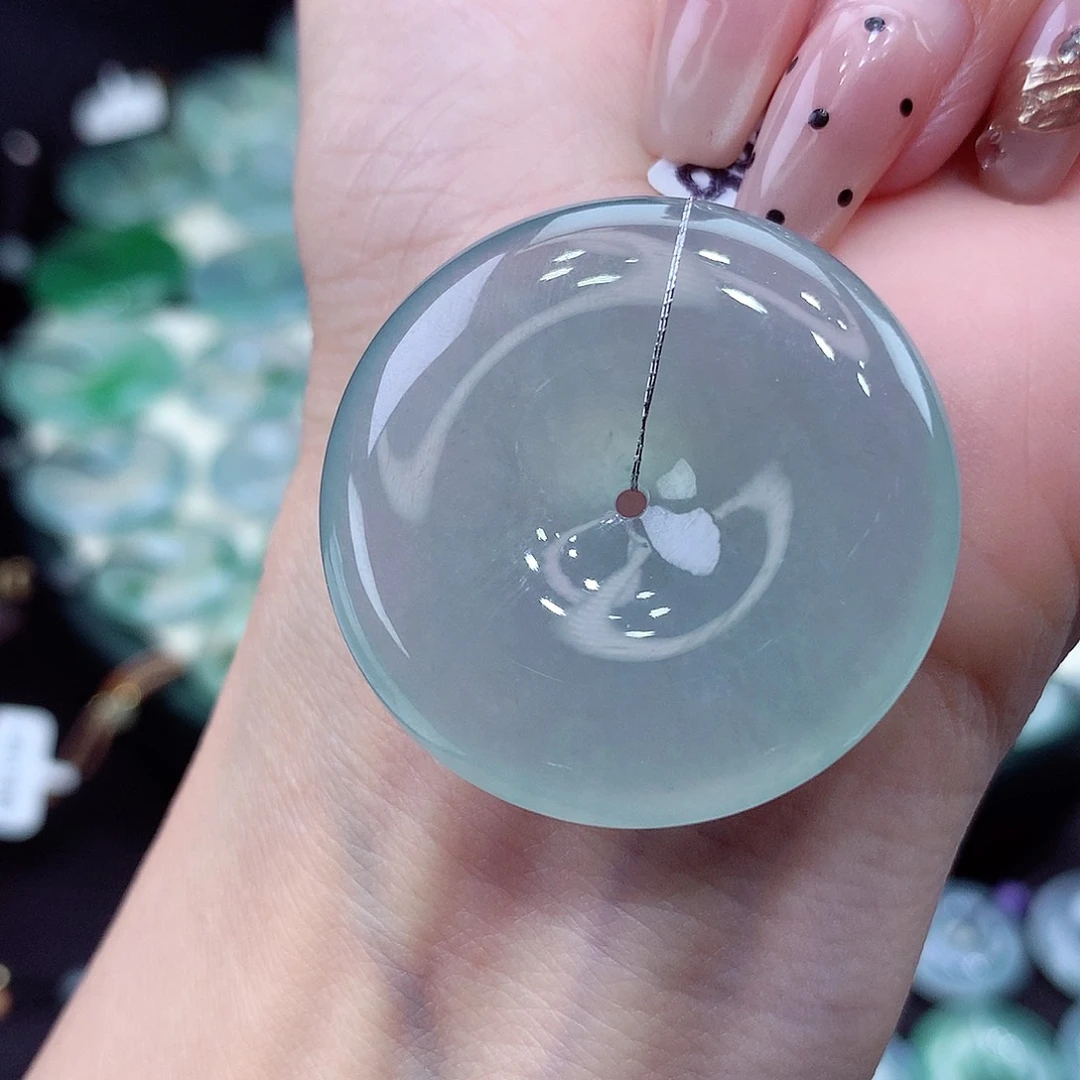 颈饰未镶嵌翡翠编号61尺寸35.3-7.9