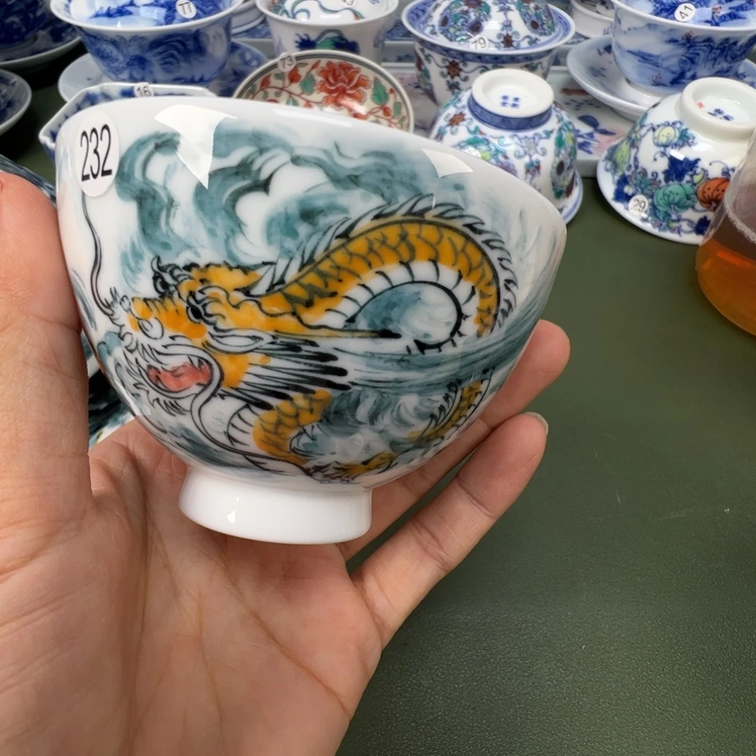 陶瓷景德镇纯手工纯手绘茶具木木232