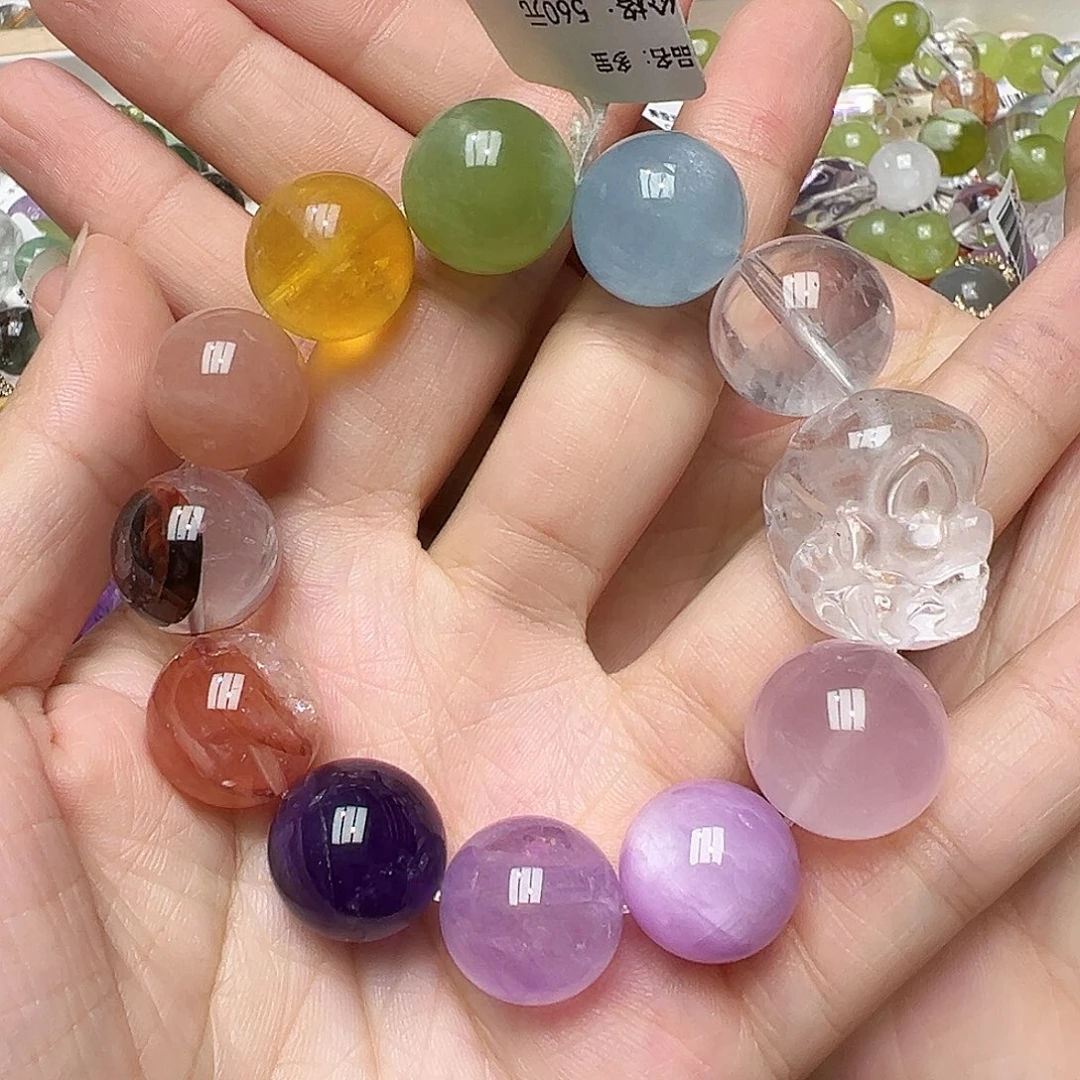 未镶嵌手链水晶多样性发一