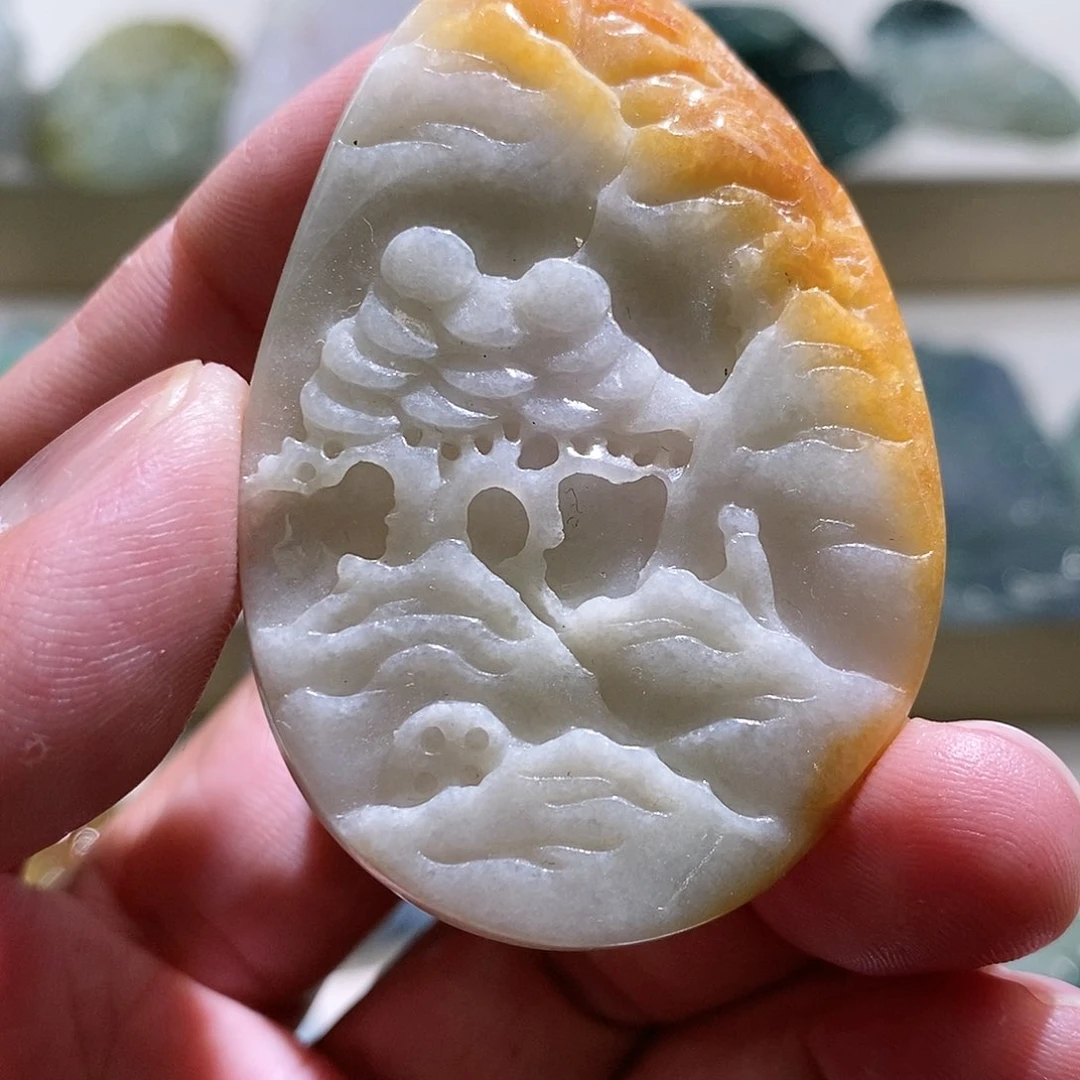 【闪购商品】翡翠颈饰未镶嵌111111111111