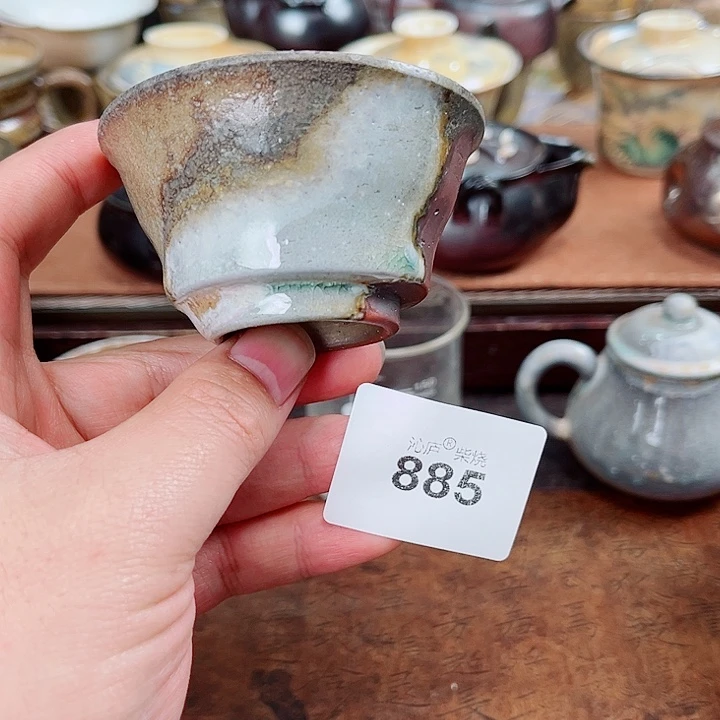 沁庐柴窑古法柴烧全手工茶具