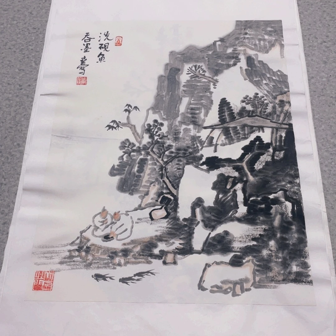 国画1.4平尺纯手绘国画作品