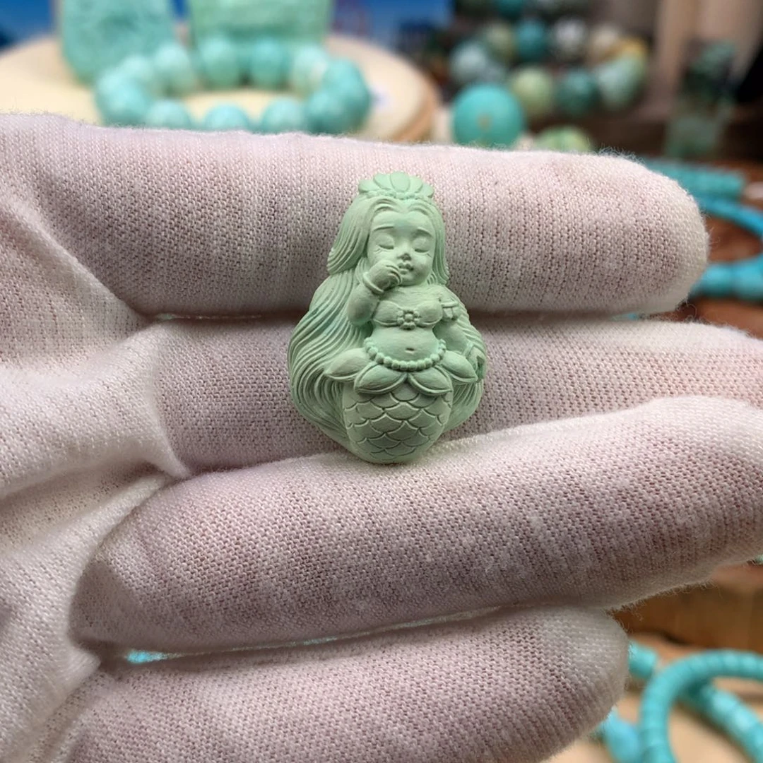 绿松石未镶嵌珠宝奇石20mm