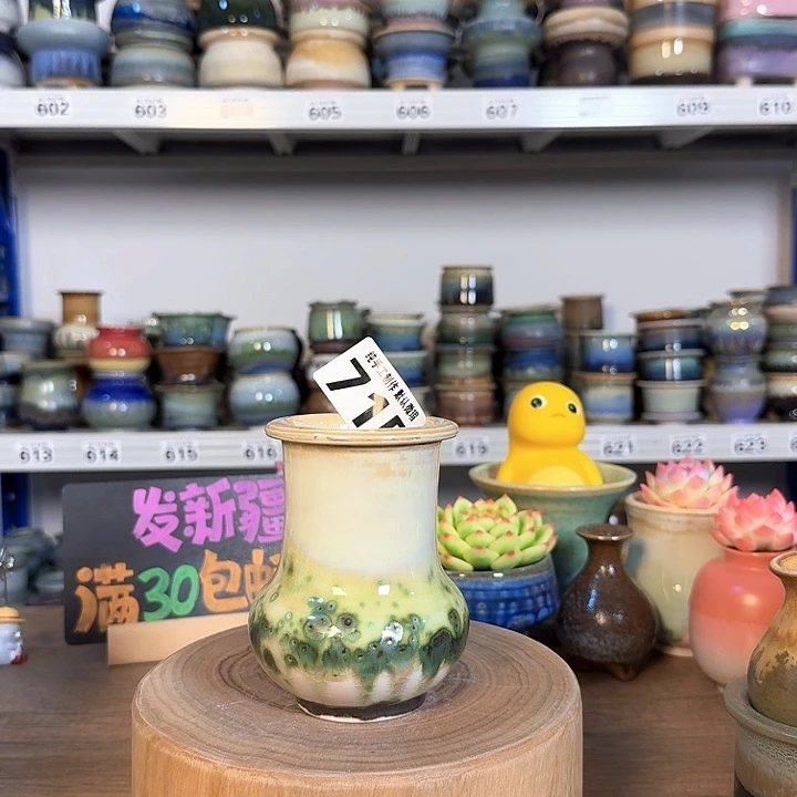 景德镇手工陶瓷盆 口6