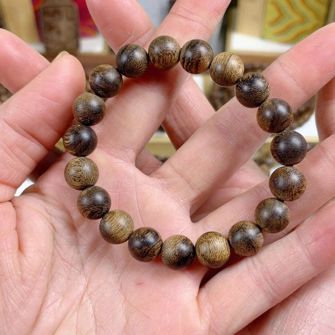 沉香手串越南芽庄白棋老料满瘤疤1.0