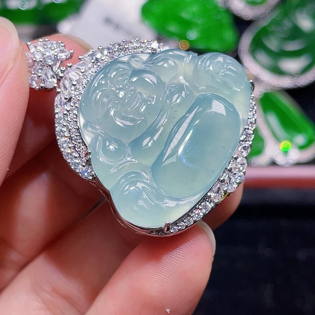 翡翠未镶嵌颈饰6，