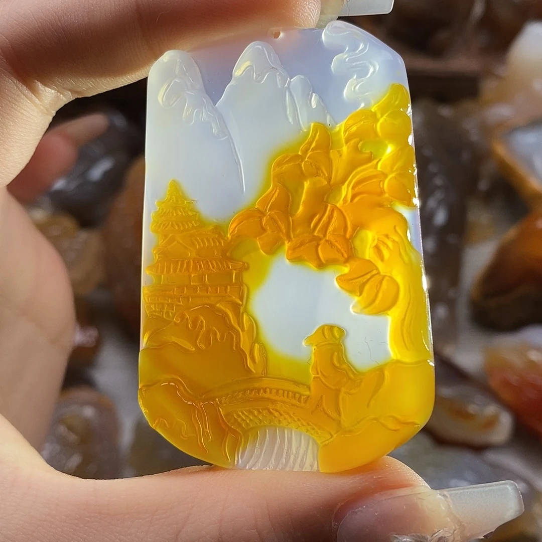 玛瑙/玉髓未镶嵌颈饰